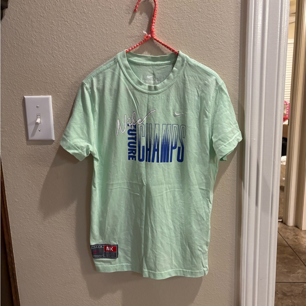 Nike Kids Mint Green Future Champs Tee